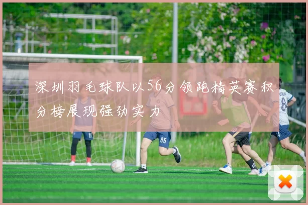 深圳羽毛球队以56分领跑精英赛积分榜展现强劲实力